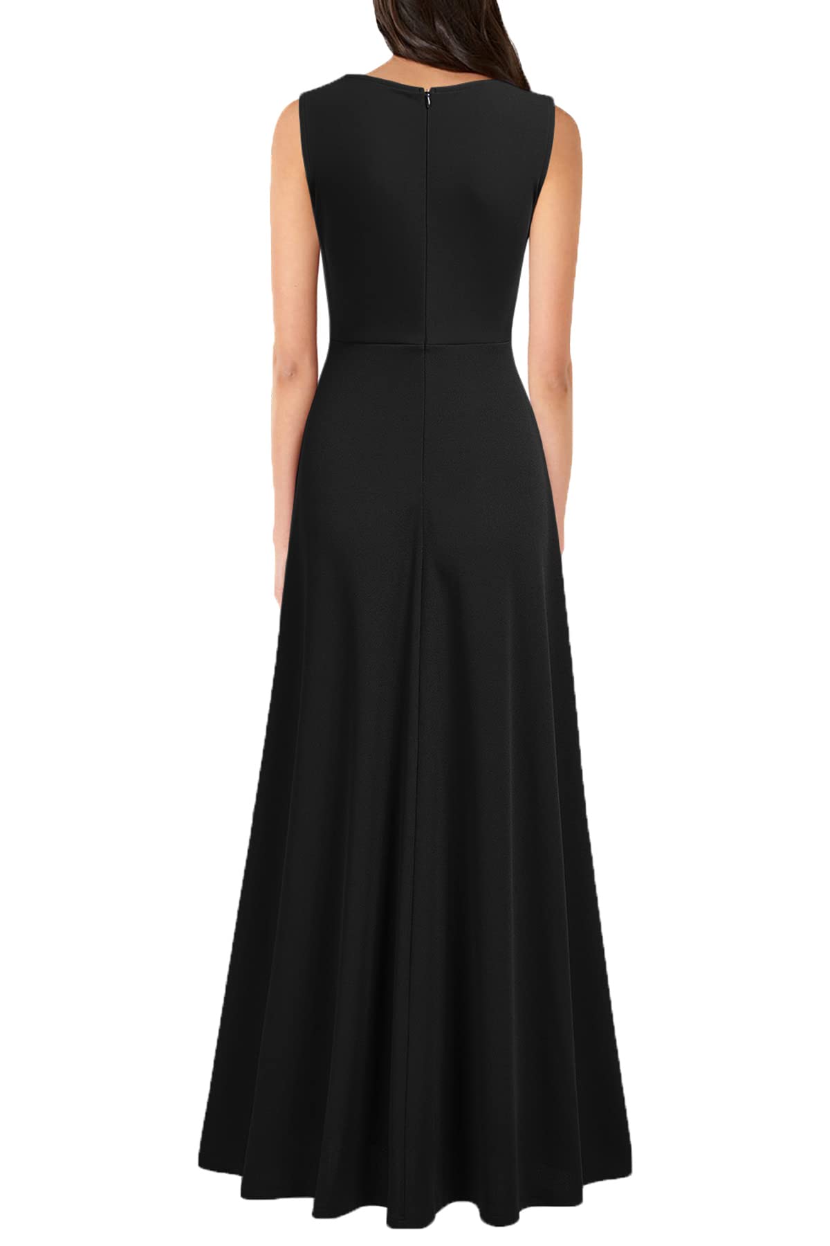 Wholesale Women's V Neck Sleeveless Split Formal Dress Cocktail Party Prom Long Dresses